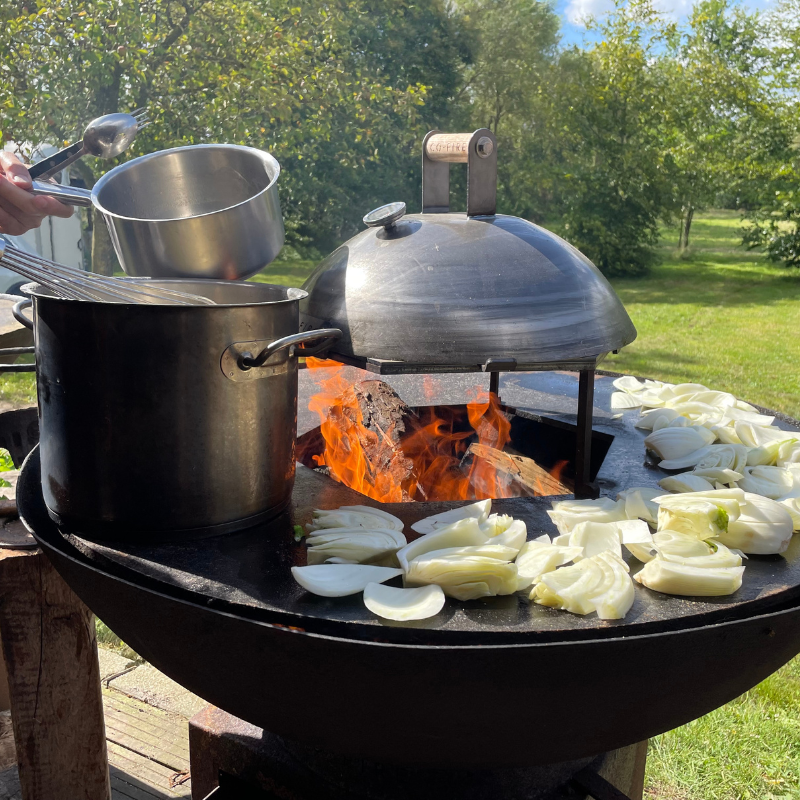BBQ bloemkool recept op houtvuur