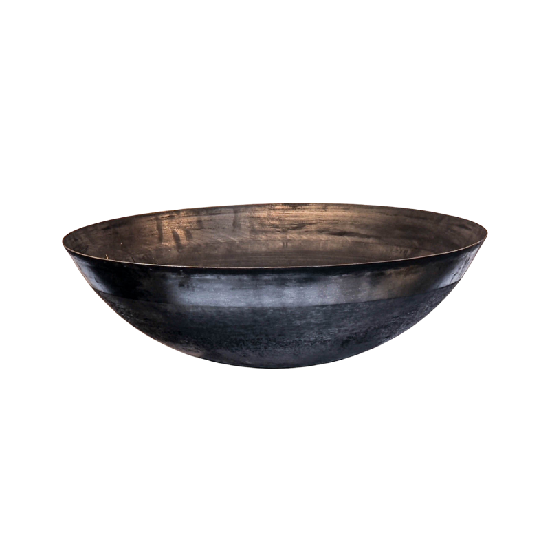 Afbeelding van een Co-fire vuurschaal van cortenstaal, een gezellige sfeer voor buiten koken en samenzijn.