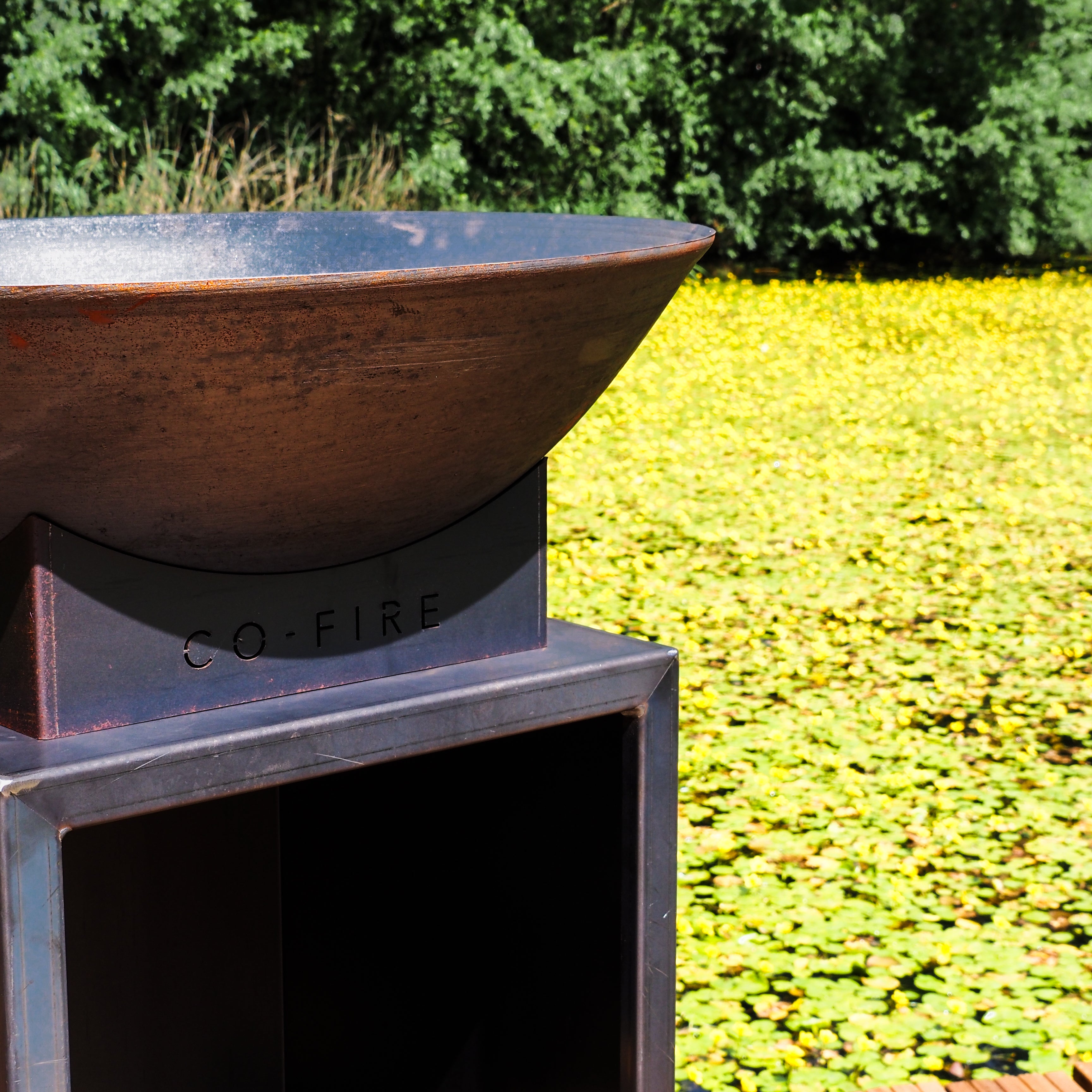 Corten Steel Ring Square