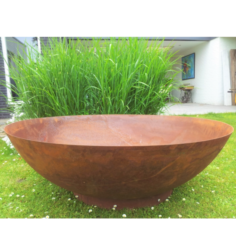 Vuurschaal Cortenstaal diep Ø 70