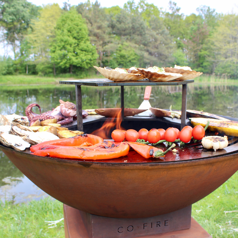 Eerste keer koken op een grillring