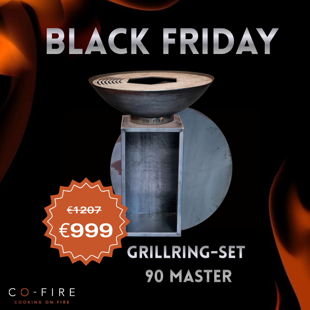 BLACK FRIDAY GrillRing-Set 90 Master