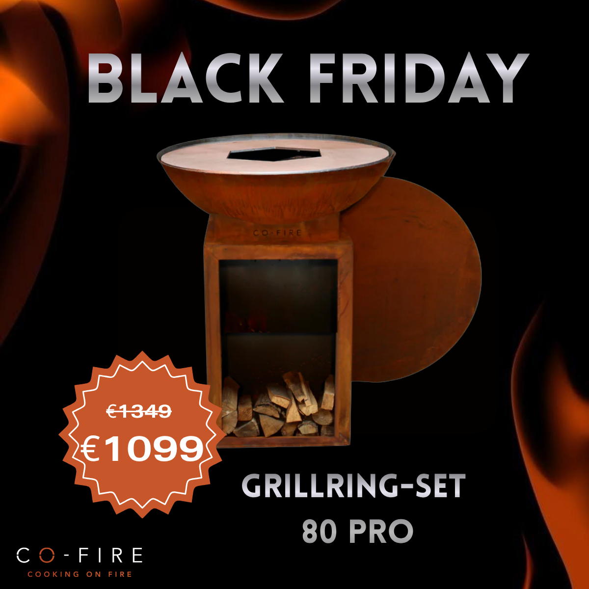 BLACK FRIDAY GrillRing-Set 80 PRO