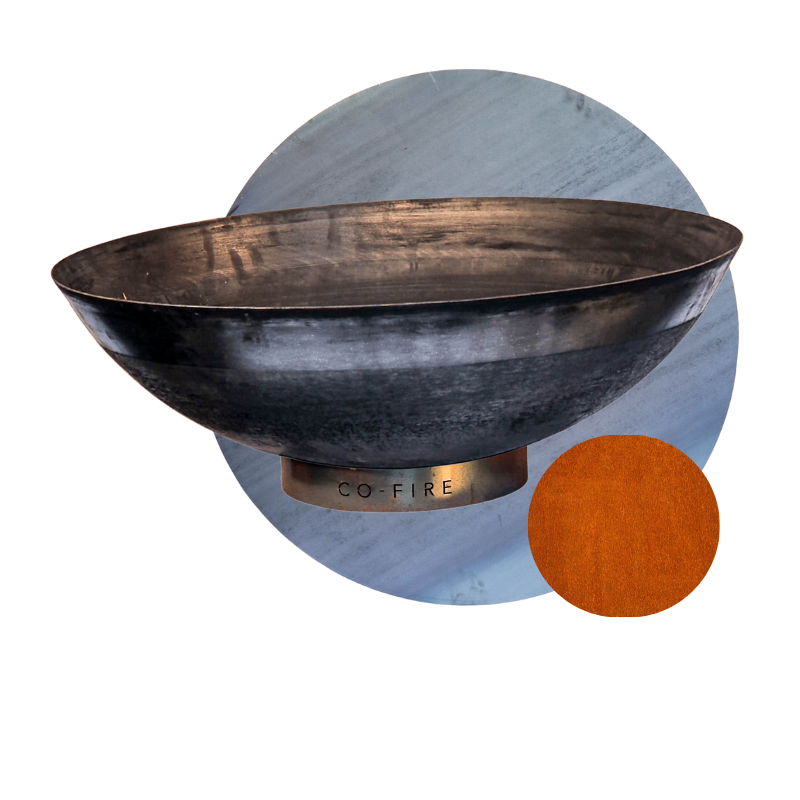 Cortensteel fire bowl 90 deep