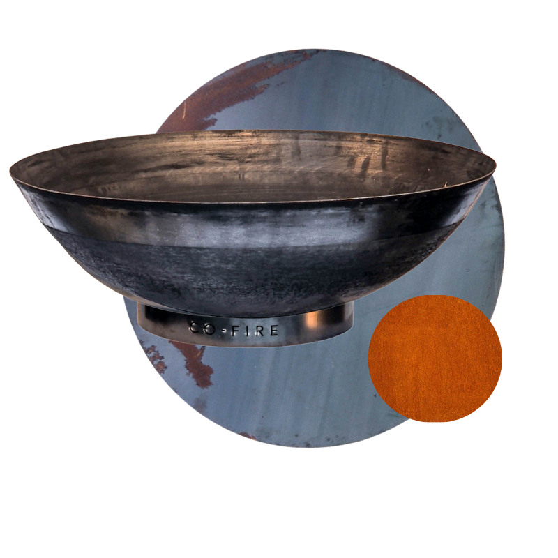 Cortensteel fire bowl 90 deep