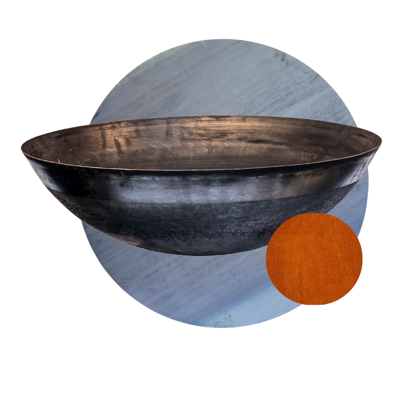 Cortensteel fire bowl 90 deep